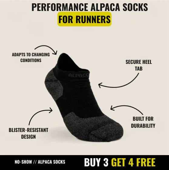 Alpaca No-Show Socks