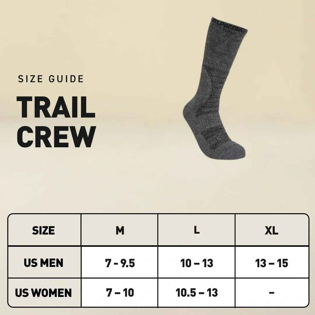 Alpaca Hiking Socks - Trail Crew