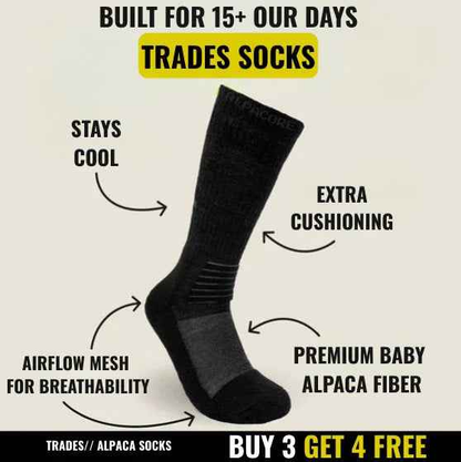 Alpaca Work Socks - Heavy Duty