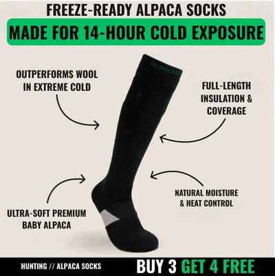 Alpaca Thermal Socks - Over The Calf